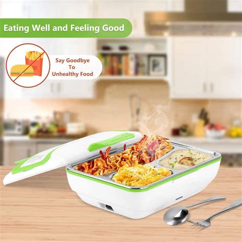 electric lunch box yohoolyo|YOHOOLYO Electric Lunch Box Food Heater .